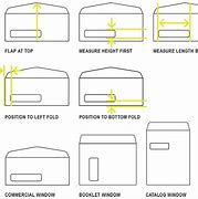 Image result for letters sizes envelope windows