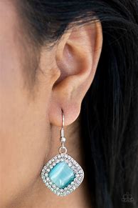 Image result for Out of This Galaxy Blue Earrings Paparazzi