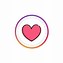 Image result for Instagram Heart Icon