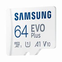 Image result for Samsung 64GB EVO Plus microSD Card U1 V1.0 A1