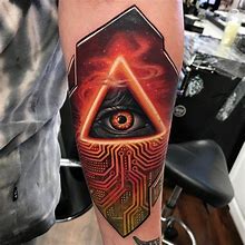 Image result for All Seeing Eye Tattoo Flash