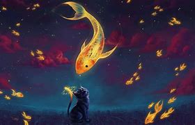 Image result for Cute Anime Cat Fish Wallpaper
