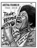 Image result for Aretha Franklin Cartoon