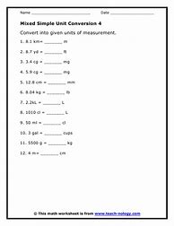 Image result for Conversion Sheet for Math