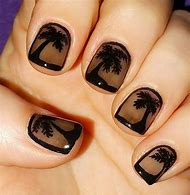 Image result for Palm Tree Nail Art Designs