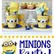 Image result for Minion Birthday Party Printables