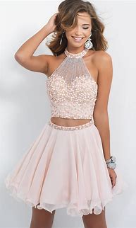 Image result for 2 Piece Short Party Dress