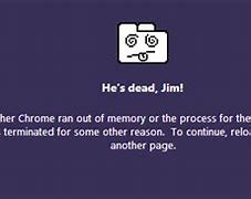 Image result for Google Chrome Crash Screen