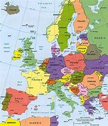 Image result for map of uk and europe countries