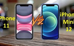 Image result for iPhone 11 vs 12 Mini in Hand