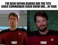 Image result for Funny Star Trek Riker Memes