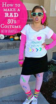 Image result for Easy 80s Outfit
