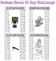 Image result for Printable 30-Day Beach Body