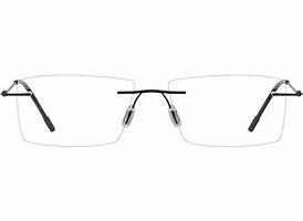 Image result for Full Rimless Eyeglasses