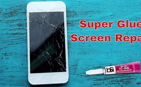 Image result for What Happens When You Put Superglu On Cracked Phone Screen