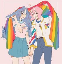 Image result for LGBT Pride Couple Drawings