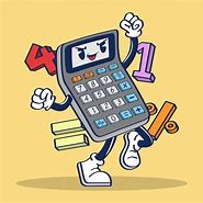 Image result for Calculator Cartoon Drawing