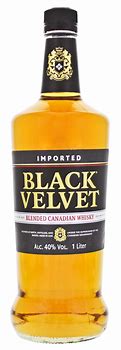 Image result for Black Velvet Liquor Clock