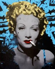 Image result for Marlene Dietrich Painting
