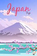 Image result for Japan Fuji Travel Print