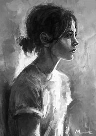 Image result for Portraits Paint Black and White