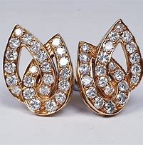 Image result for French Clip Diamond Earrings