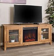 Image result for TV Console Table with Fireplace