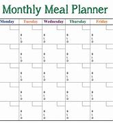 Image result for Monthly Food Calendar Template