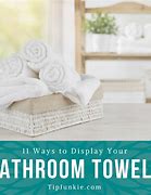Image result for Ways to Hang Bathroom Towels