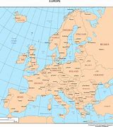 Image result for Europe Major Cities Map