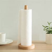 Image result for Counter Paper Towel Holder with Wood Handle