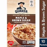Image result for Instant Oatmeal Maple and Brown Sugar
