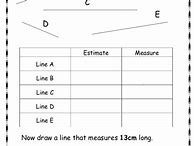Image result for Measuring Lines in Cm and mm Worksheet