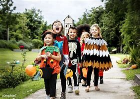 Image result for Halloween Children Trick or Treat