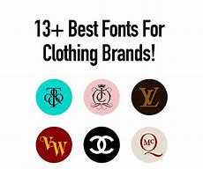 Image result for Clothing Brand Fonts