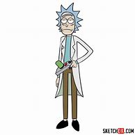 Image result for Rick Sanchez Rick and Morty Drawing