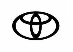 Image result for Toyota Logo Line Black and White