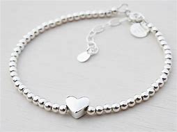 Image result for Bracelet Sterling Silver with Beads