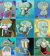 Image result for Squidward Weird Face