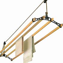 Image result for Wooden Clothes Horse for Ceiling