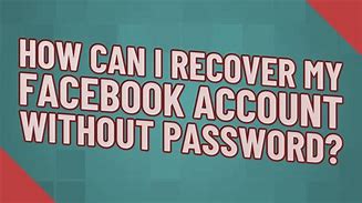 Image result for Recover My Facebook Account