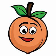 Image result for Smiling Peach Clip Art