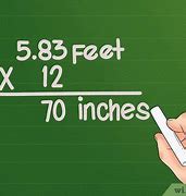 Image result for 70 Inches to Feet