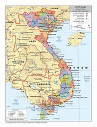 Image result for Vietnam Political Map
