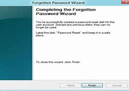 Image result for Forgotten Password Wizard Open