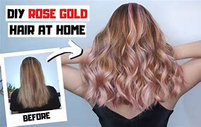 Image result for DIY Rose Gold Hair Color