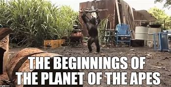 Image result for Planet of the Apes Whisper Meme