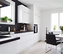Image result for Kitchen Set Black and White