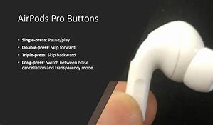 Image result for Button Function AirPod Pro