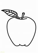 Image result for White Drawing of Apple Clip Art